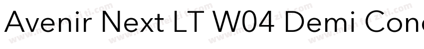 Avenir Next LT W04 Demi Cond字体转换